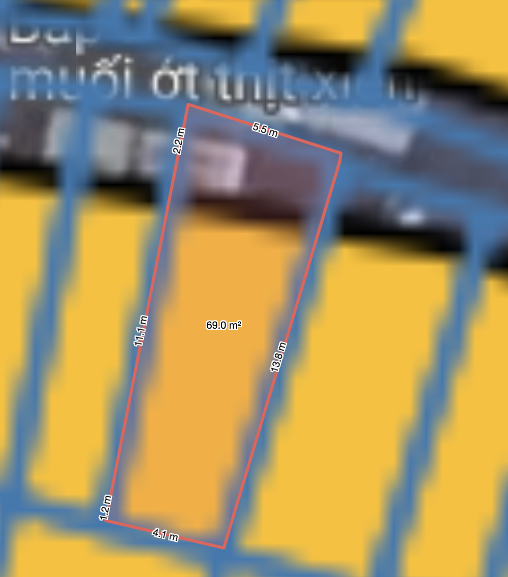 Bán Nhà Chính Chủ 69m² – Sát Ga Cát Linh, cách Phố Hào Nam 20m